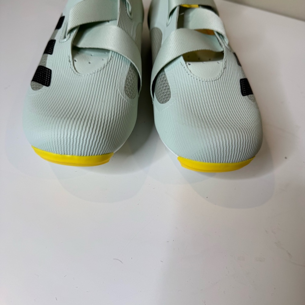 Adidas The Indoor Cycling Shoe Mens 11/ Womens 12 Light Green Yellow - Picture 3 of 9